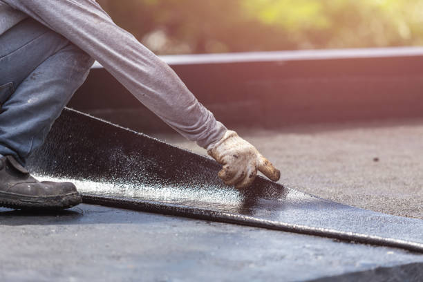 Professional Emergency Waterproofing technician working in Basom, NY